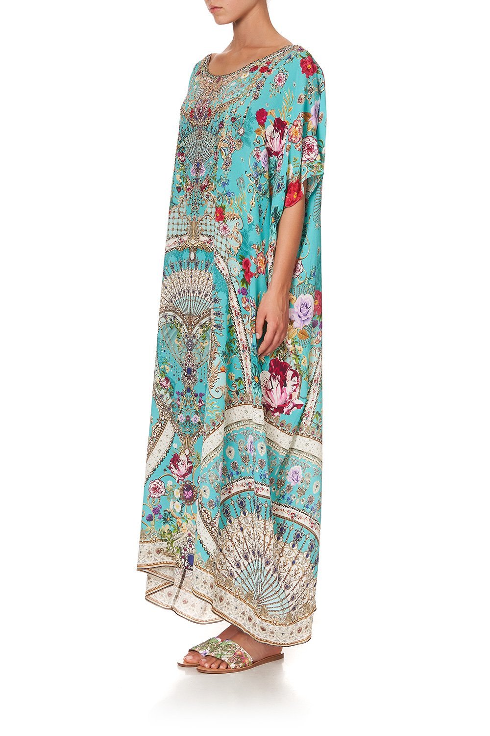 ROUND NECK KAFTAN A SONNET FOR SATINE