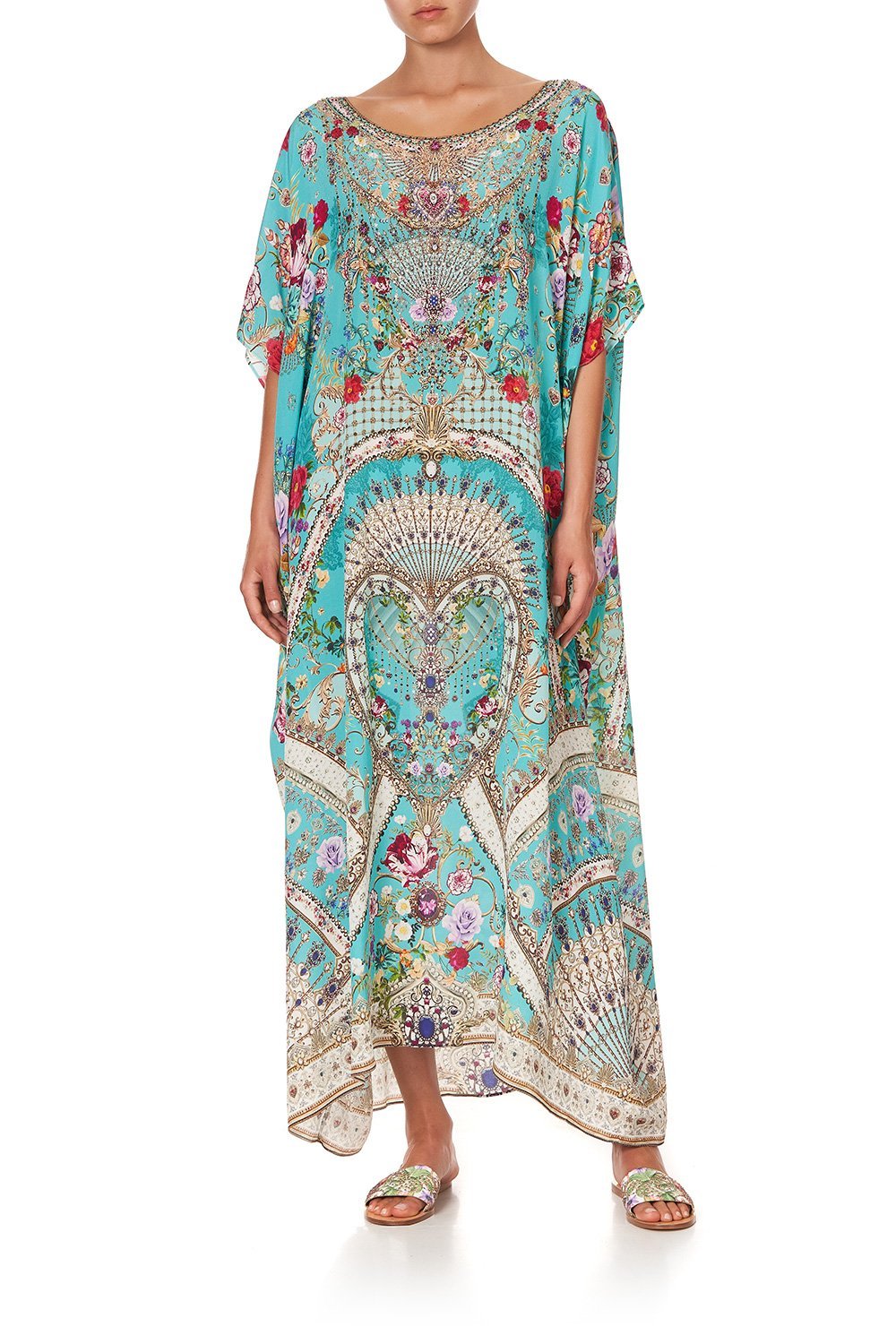 ROUND NECK KAFTAN A SONNET FOR SATINE