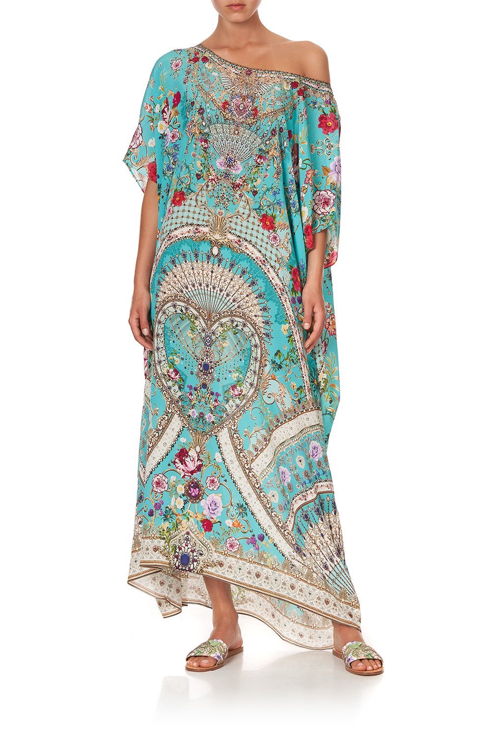 ROUND NECK KAFTAN A SONNET FOR SATINE