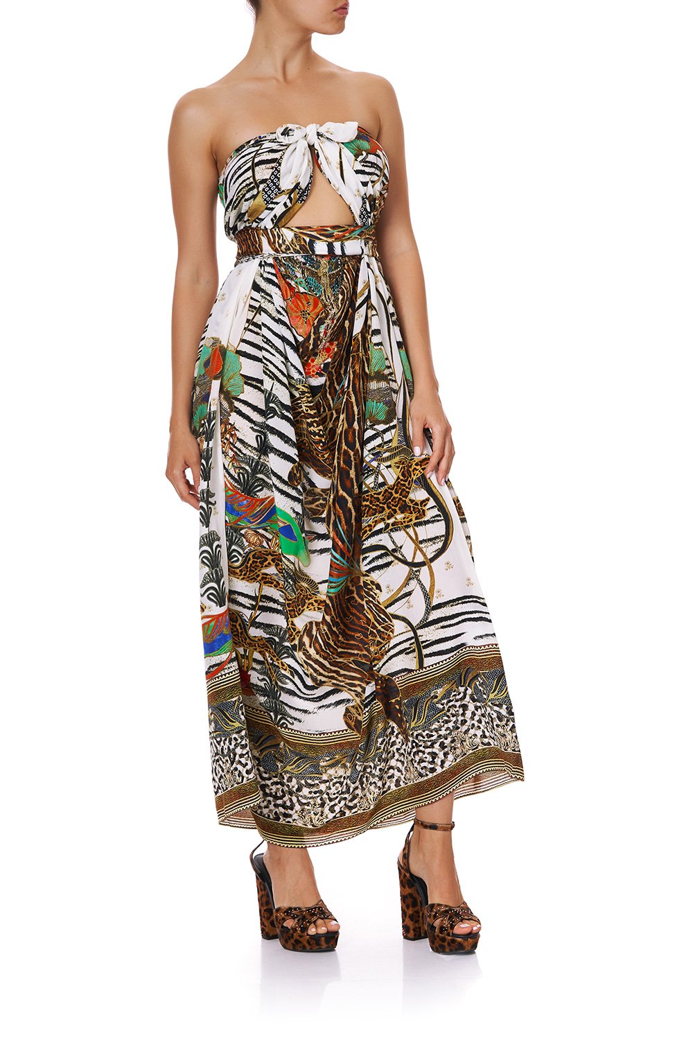 ROUND NECK KAFTAN COSMIC CONFLICT