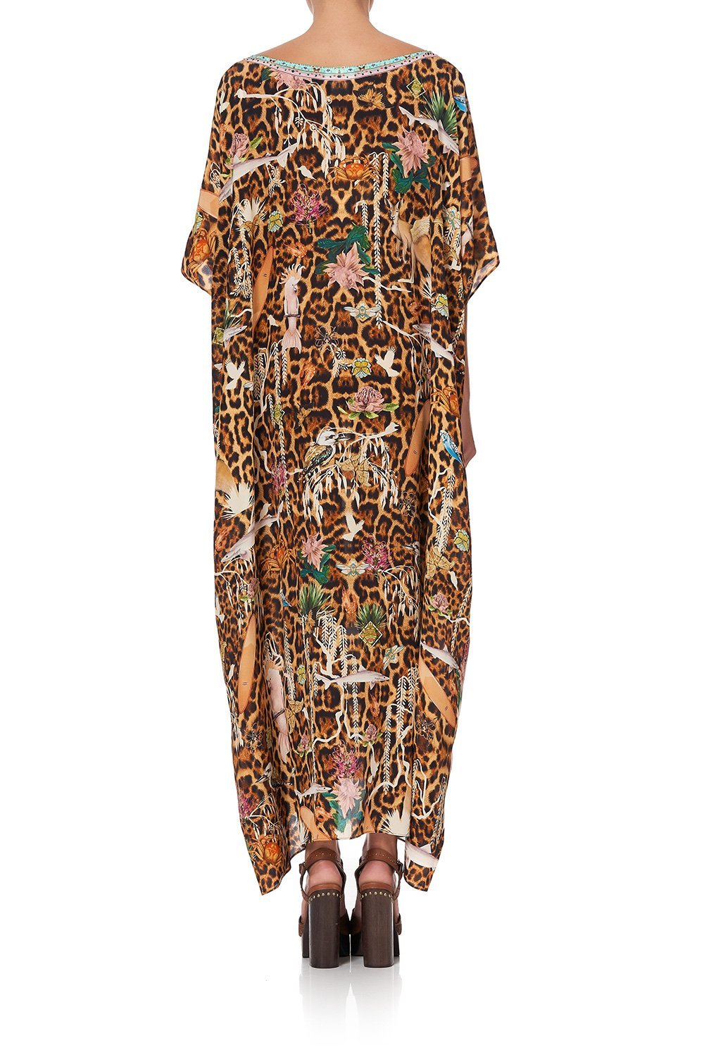 ROUND NECK KAFTAN FEUNA ELECTRO