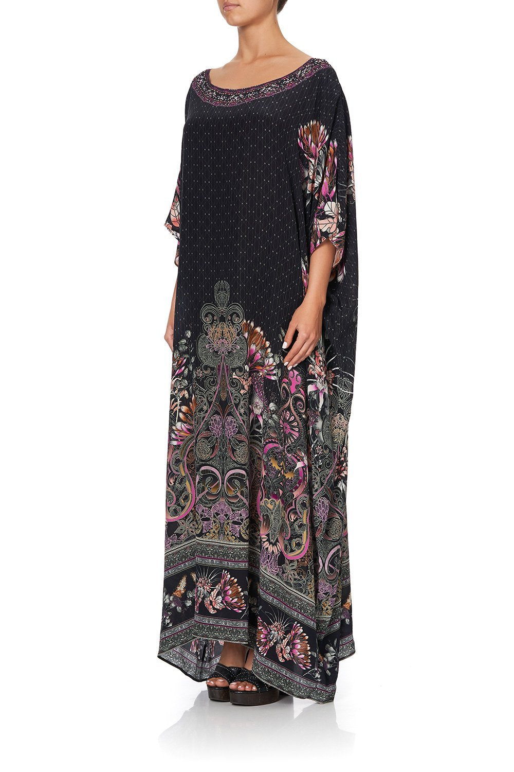 ROUND NECK KAFTAN RESTLESS NIGHTS