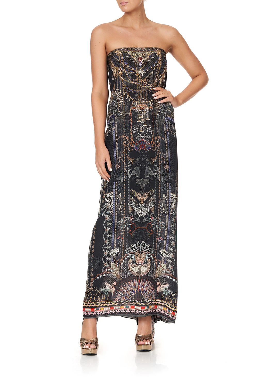 ROUND NECK KAFTAN SEAHORSE SONNET