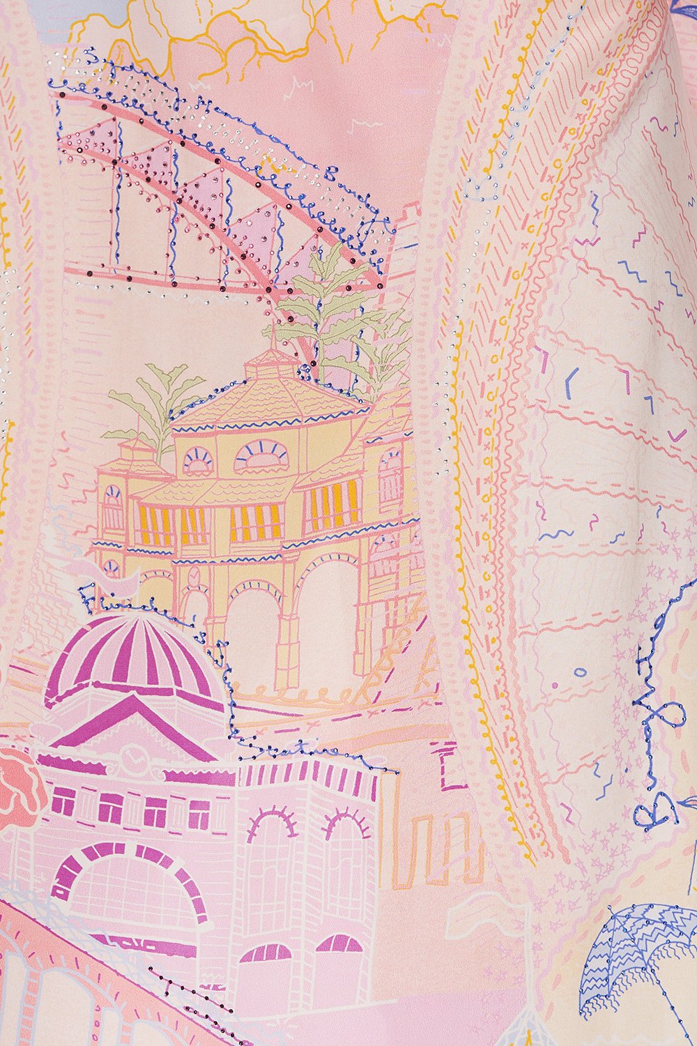 ROUND NECK KAFTAN SORBET SYDNEY