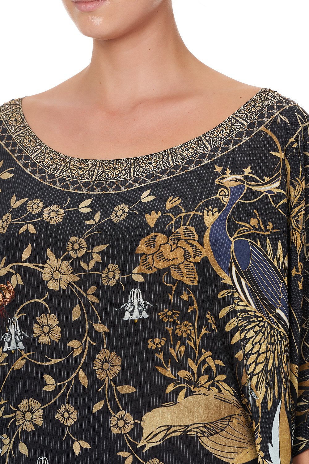 ROUND NECK KAFTAN THE JEWELLED ARROW