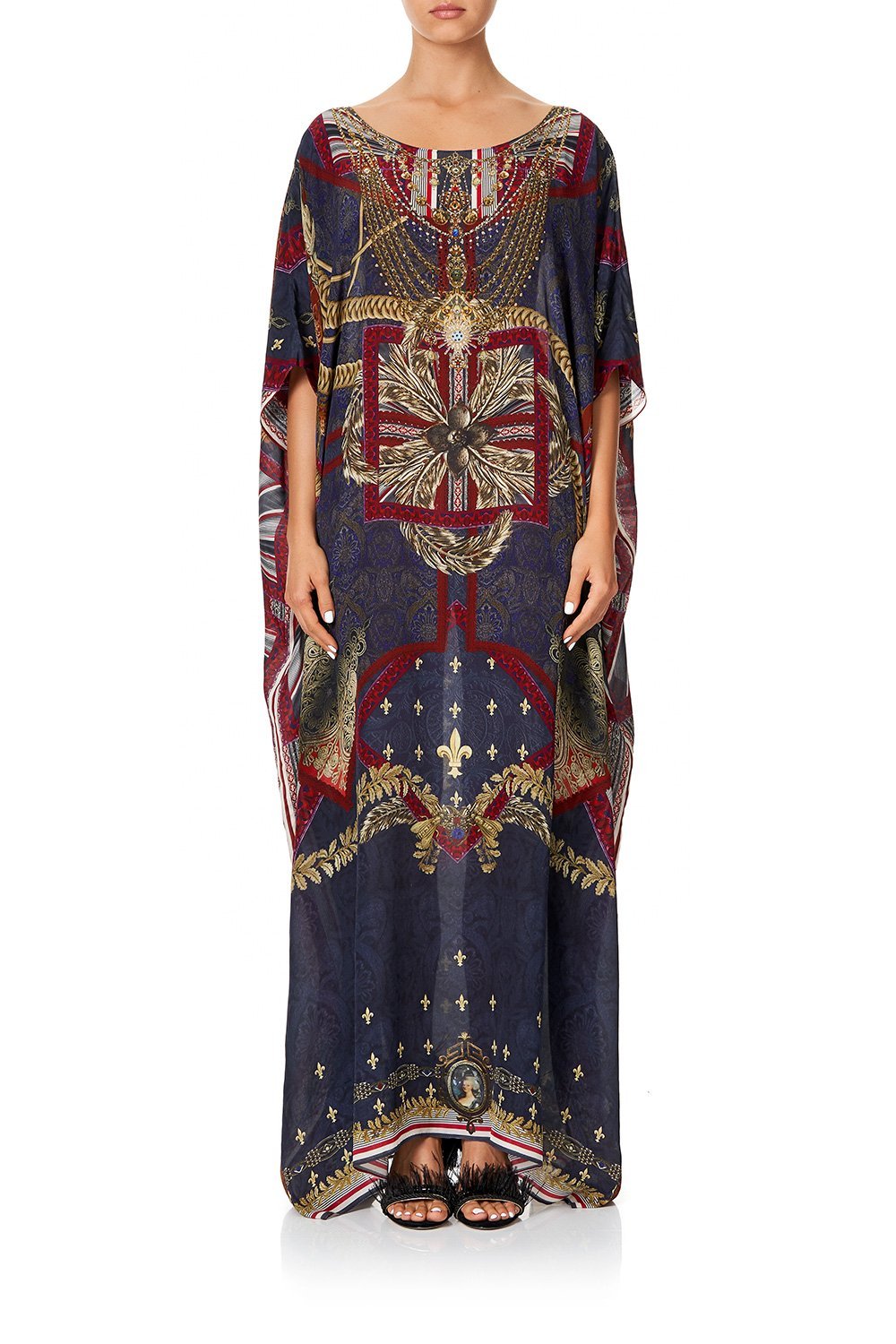 CAMILLA ROUND NECK KAFTAN THIS CHARMING WOMAN