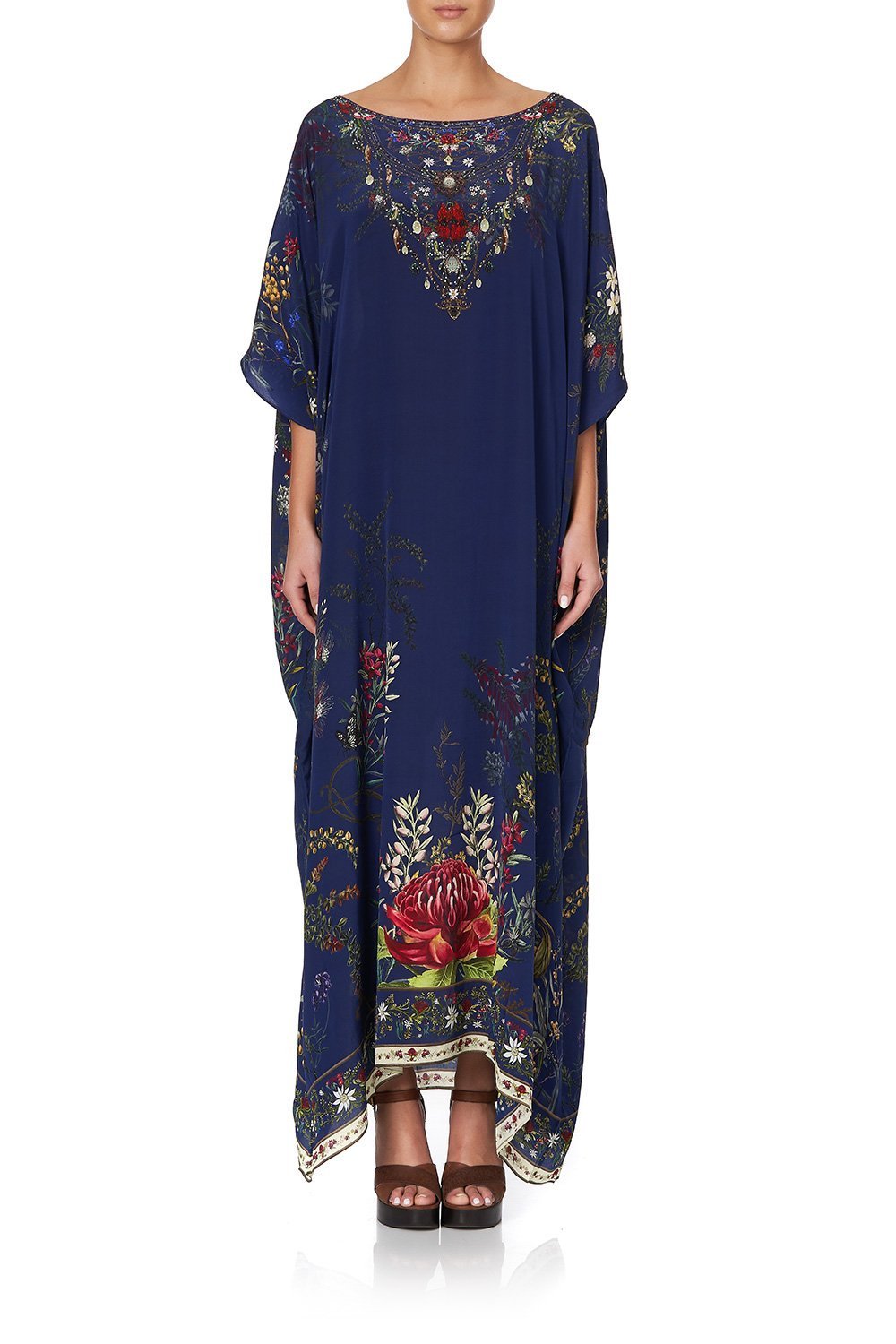 ROUND NECK KAFTAN WINGS IN ARMS