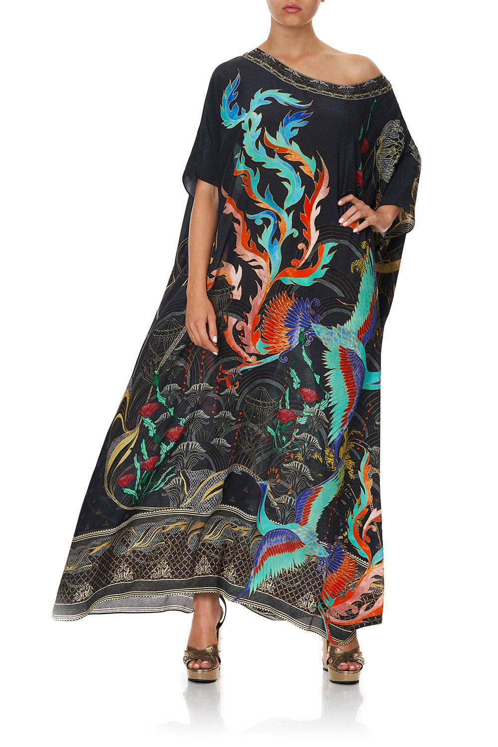 ROUND NECK KAFTAN WISE WINGS