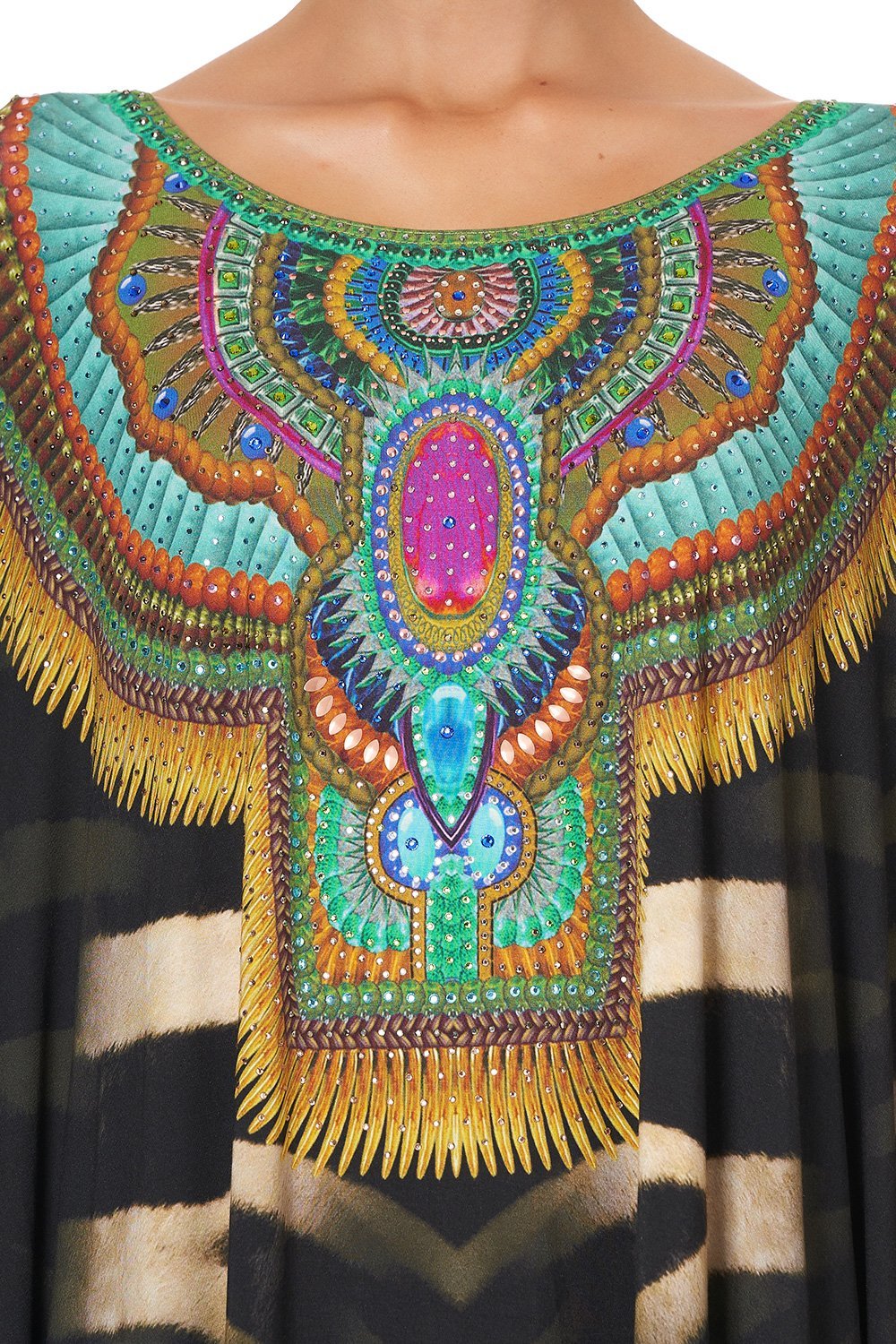 ROUND NECK LOUNGE KAFTAN BAKORA