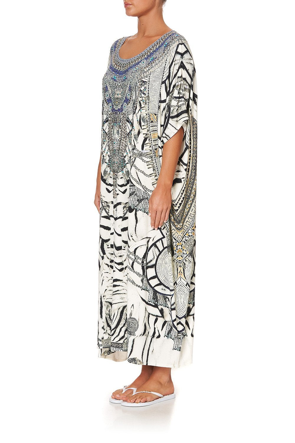 ROUND NECK LOUNGE KAFTAN WILD BELLE