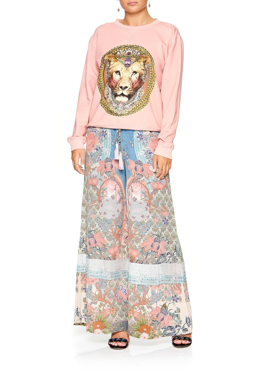 CAMILLA ROUND NECK SWEATER BLANCHES BLESSING