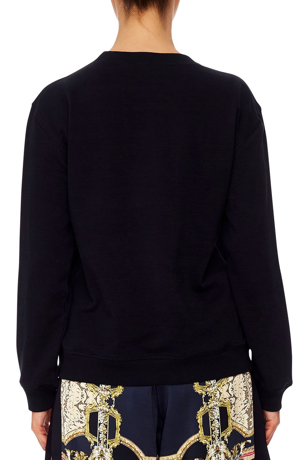 CAMILLA ROUND NECK SWEATER MIDNIGHT MEETING