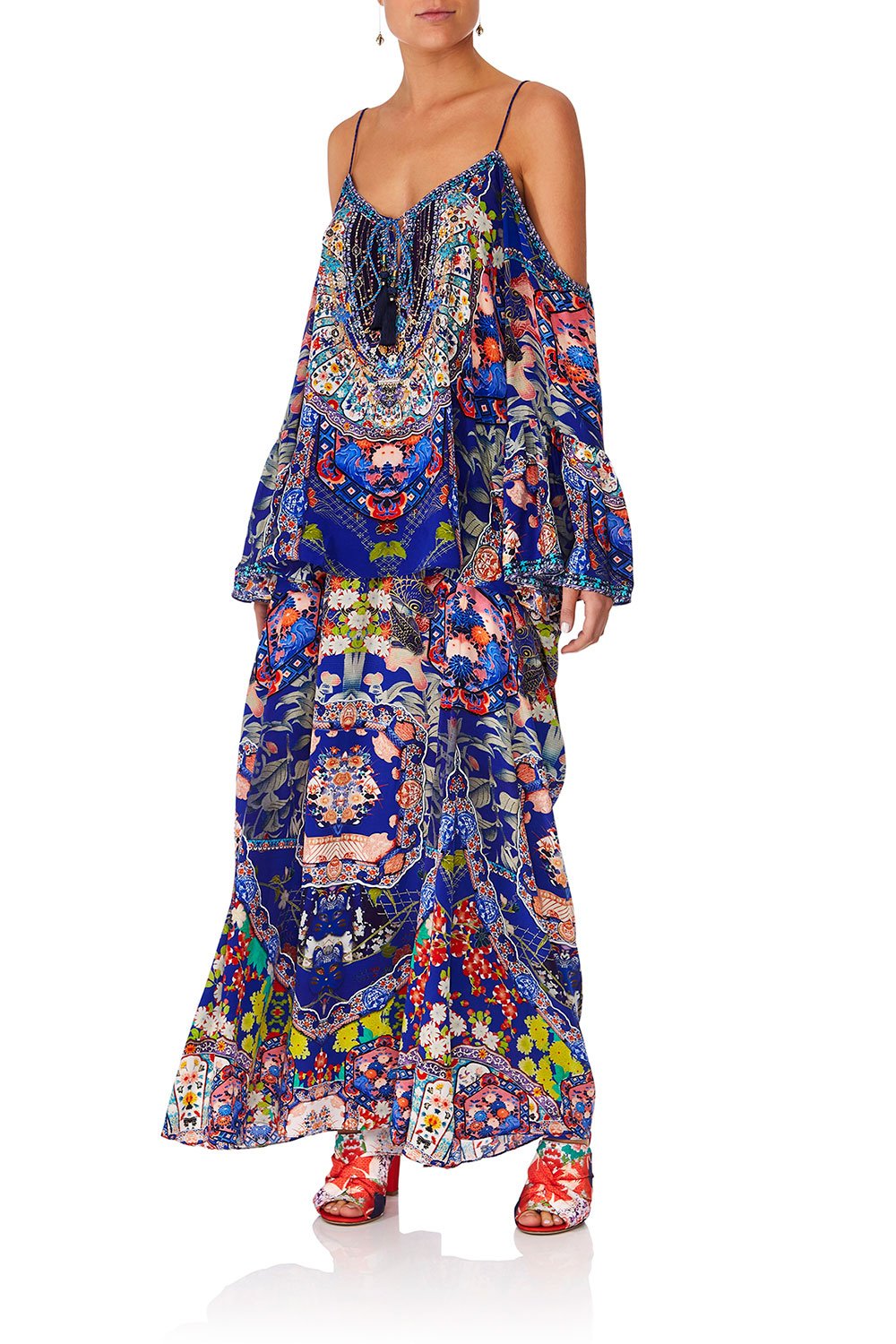 CAMILLA SATURN SISTER DROP SHOULDER TOP