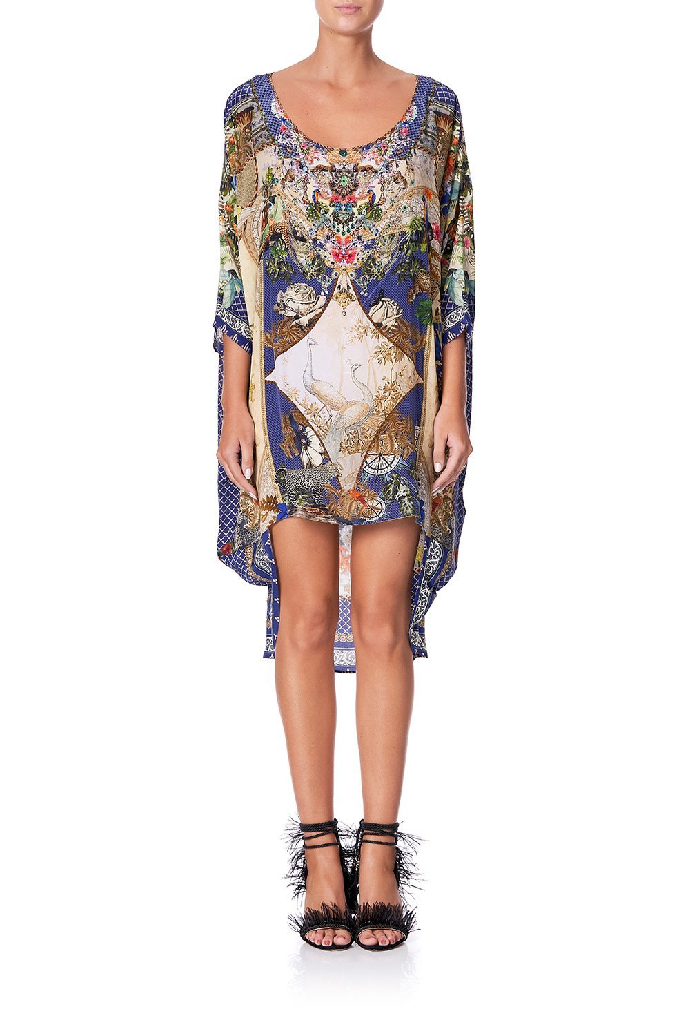 SCOOP BACK HEM DRESS MUSE NOVELS