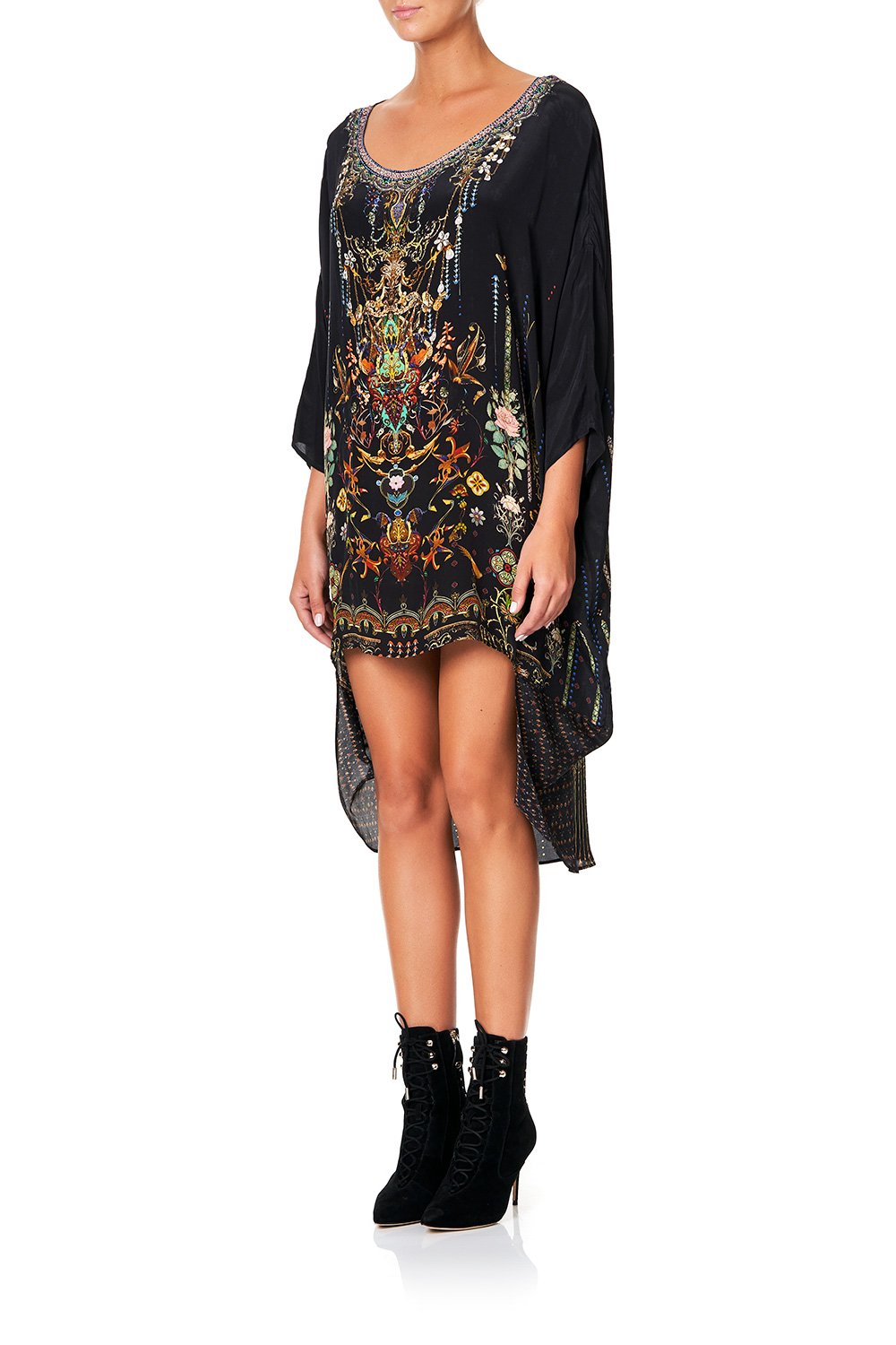 CAMILLA SCOOP BACK HEM DRESS REBELLE REBELLE