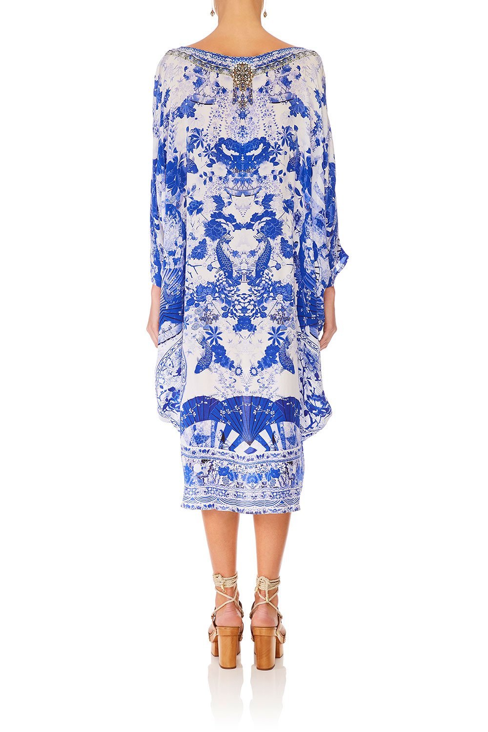 CAMILLA SCOOP BACK HEM DRESS THE FAN SEA