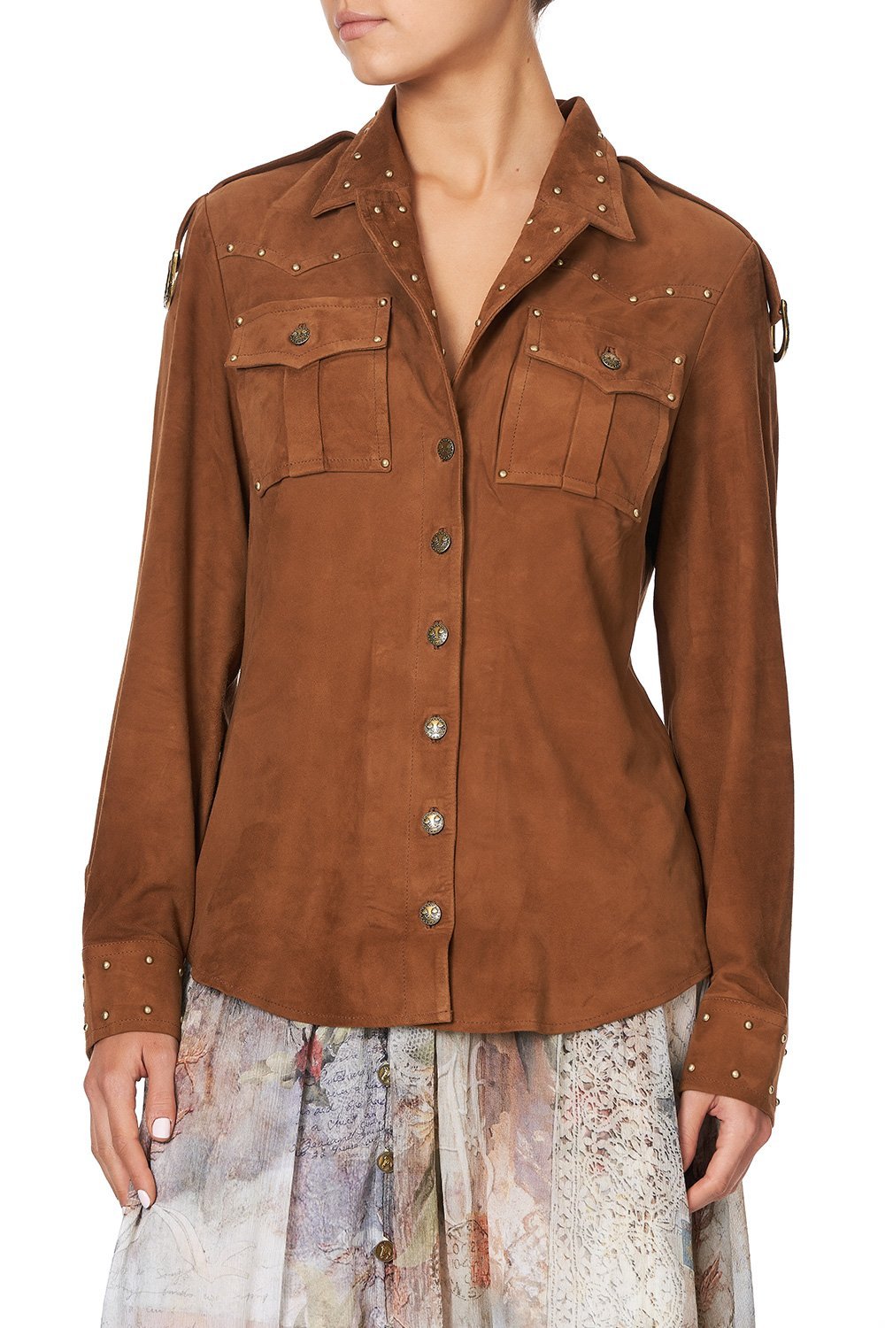 SHAPED YOKE SHIRT LETTERS FROM HILDA