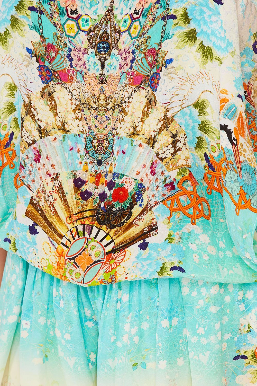 CAMILLA RETROS RAINBOW SHOESTRING PLAYSUIT