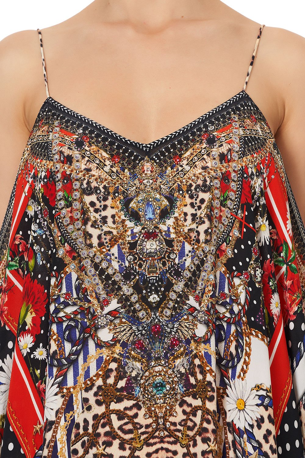 SHOESTRING STRAP KAFTAN DEAR BRIGITTE