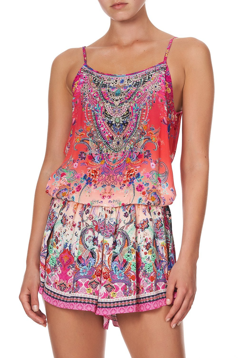 SHOESTRING STRAP PLAYSUIT FREE LOVE