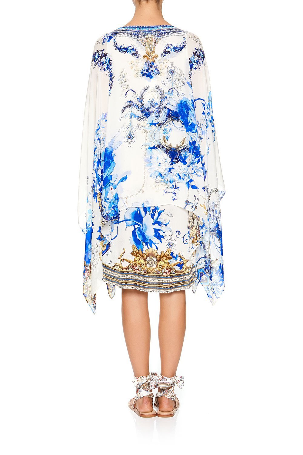 SHEER LAYERED DRESS WITH SPLIT SAINT GERMAINE