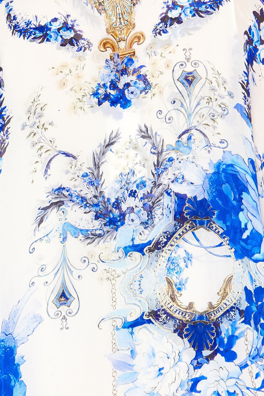 SHEER LAYERED DRESS WITH SPLIT SAINT GERMAINE