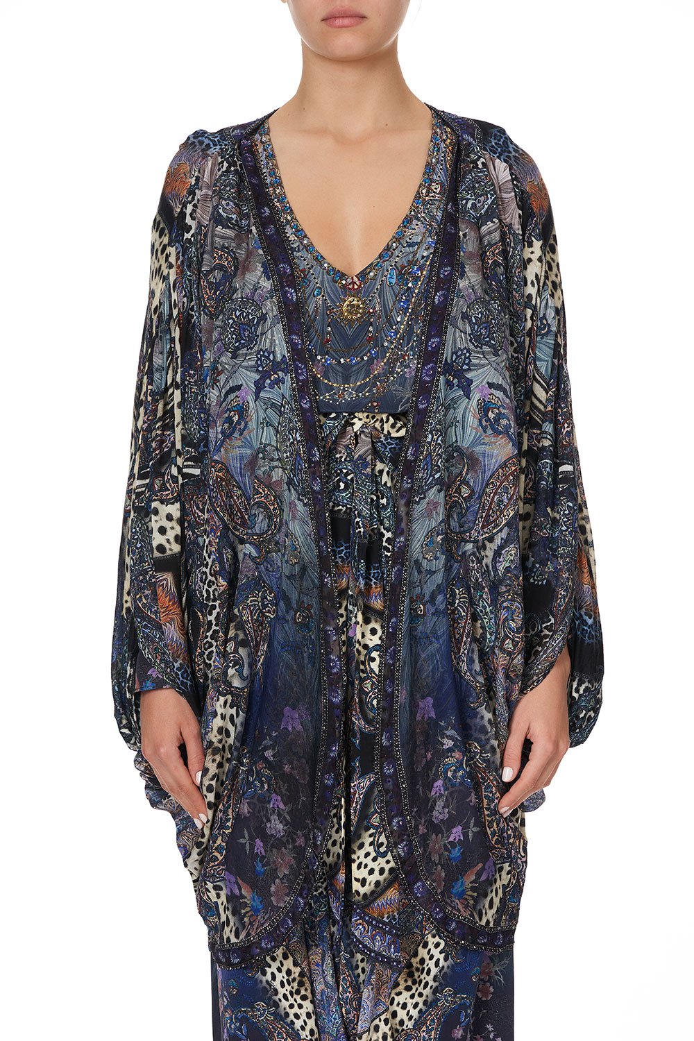 SHORT GATHERED LAYER WITH DRAPED SHOULDER FESTIVAL EXPRESS