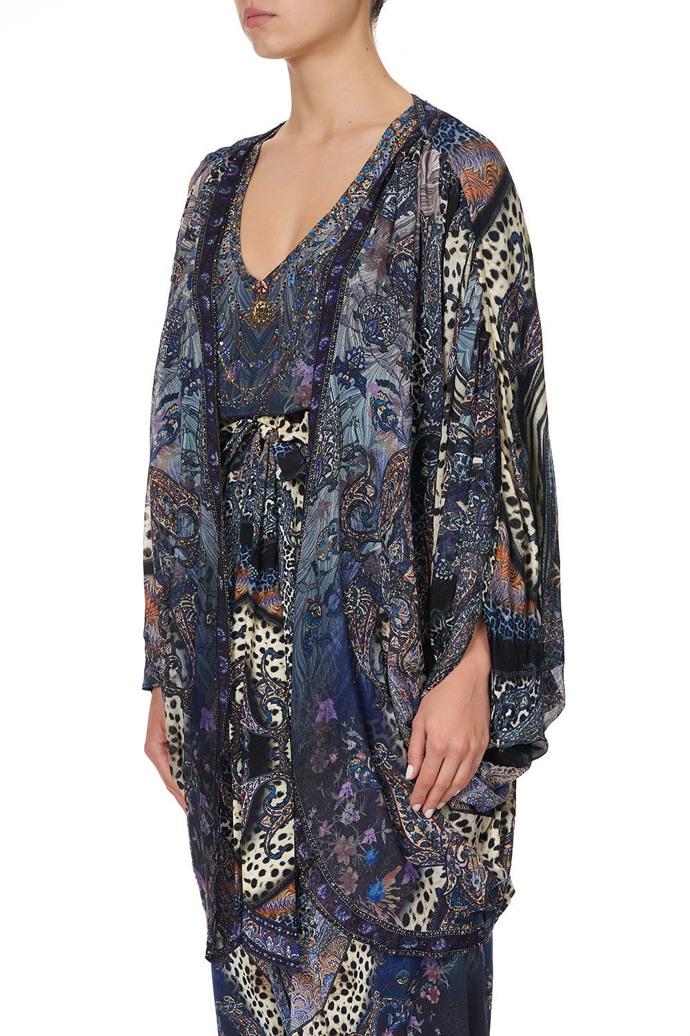 SHORT GATHERED LAYER WITH DRAPED SHOULDER FESTIVAL EXPRESS