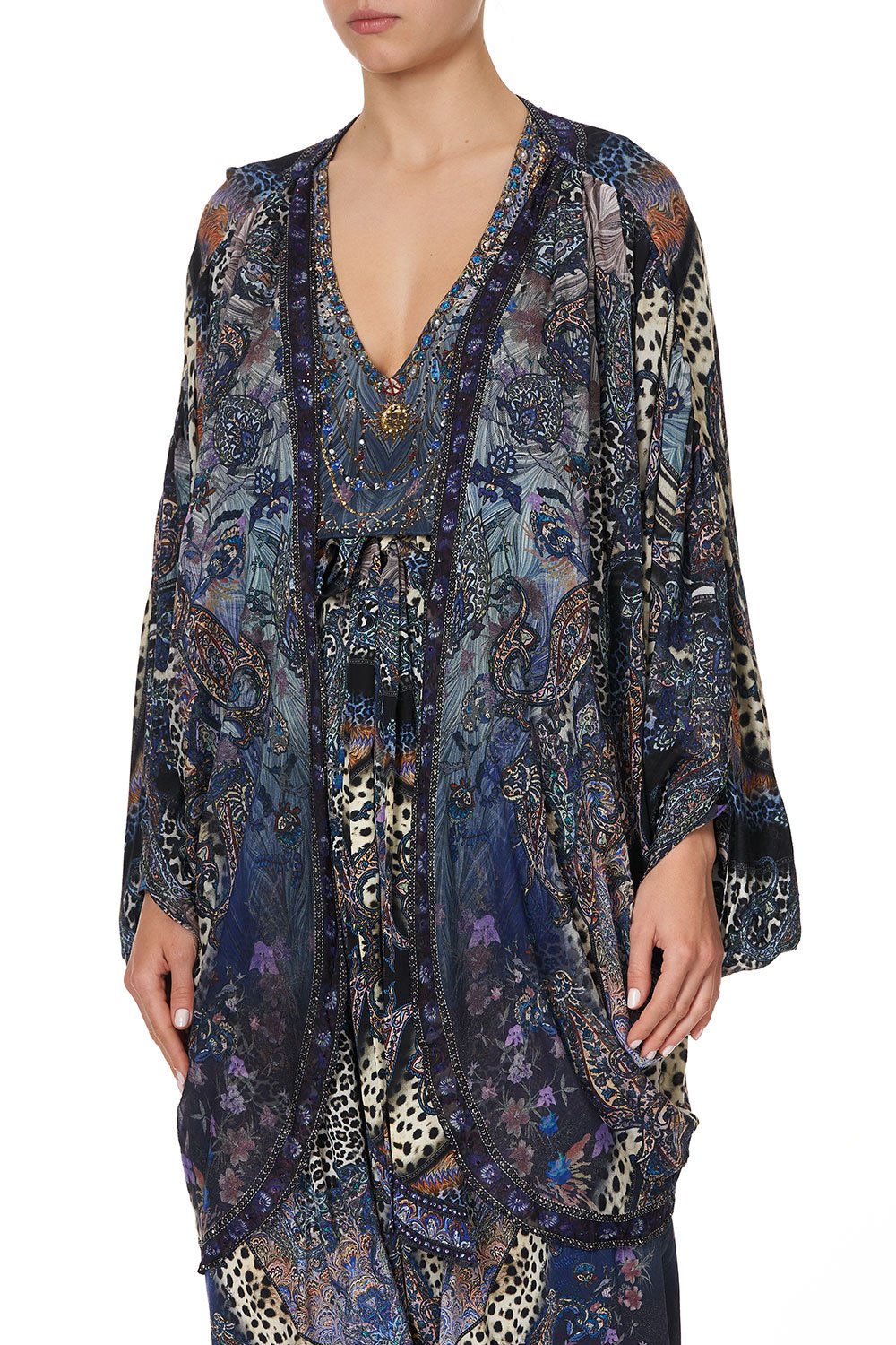 SHORT GATHERED LAYER WITH DRAPED SHOULDER FESTIVAL EXPRESS