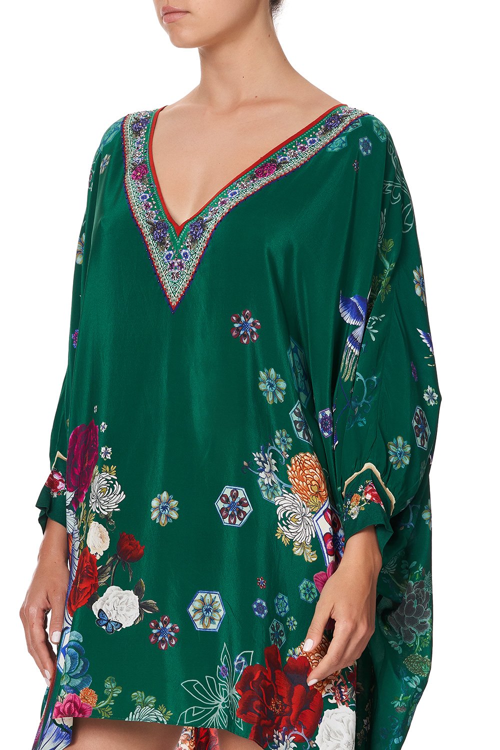 SHORT KAFTAN WITH CUFF EMERALD'S ORBIT
