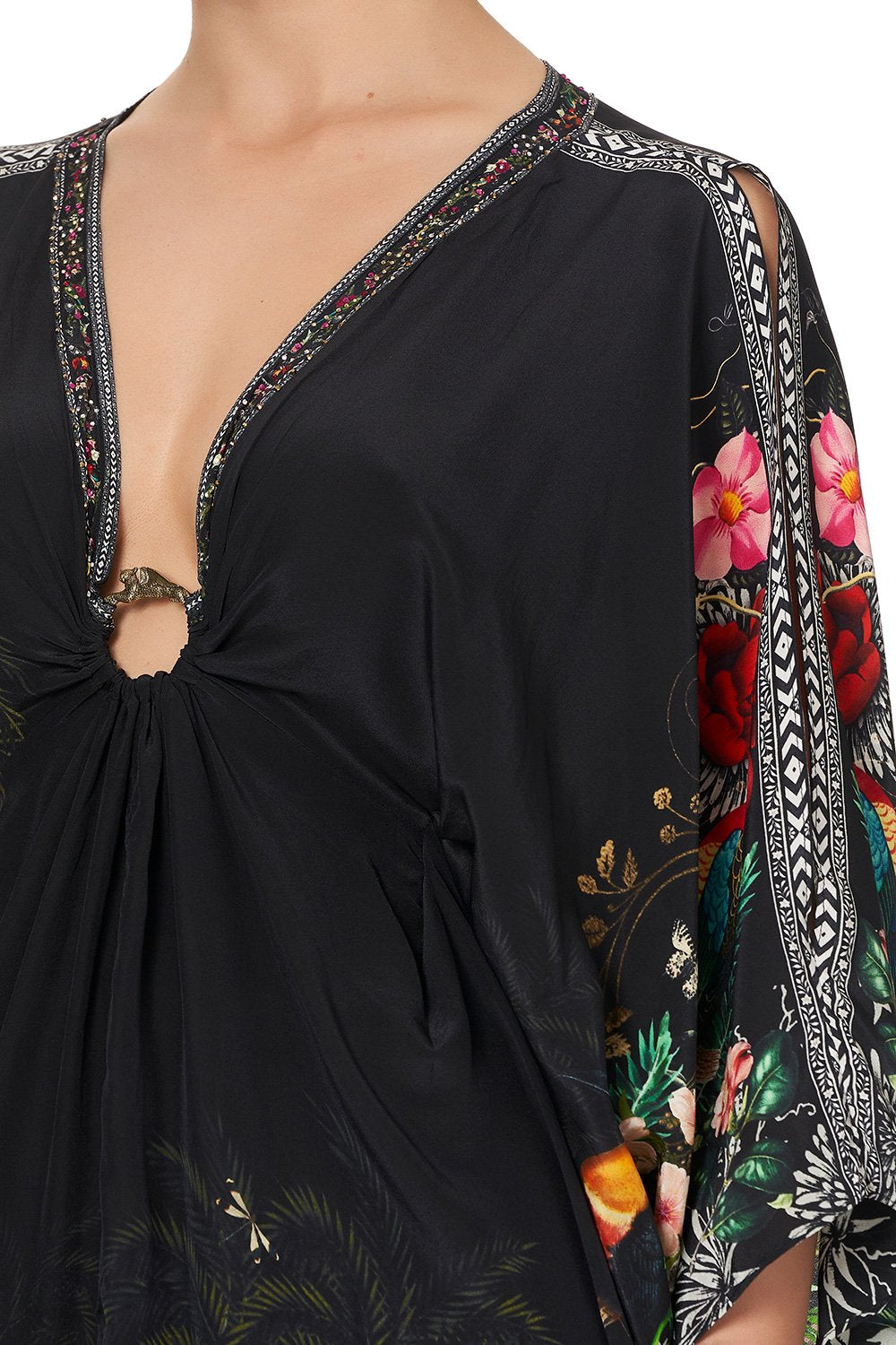 SHORT KAFTAN WITH HARDWARE RAISED WITH WOLVES