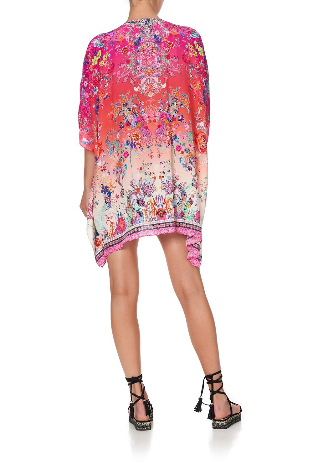 SHORT LACE UP KAFTAN FREE LOVE
