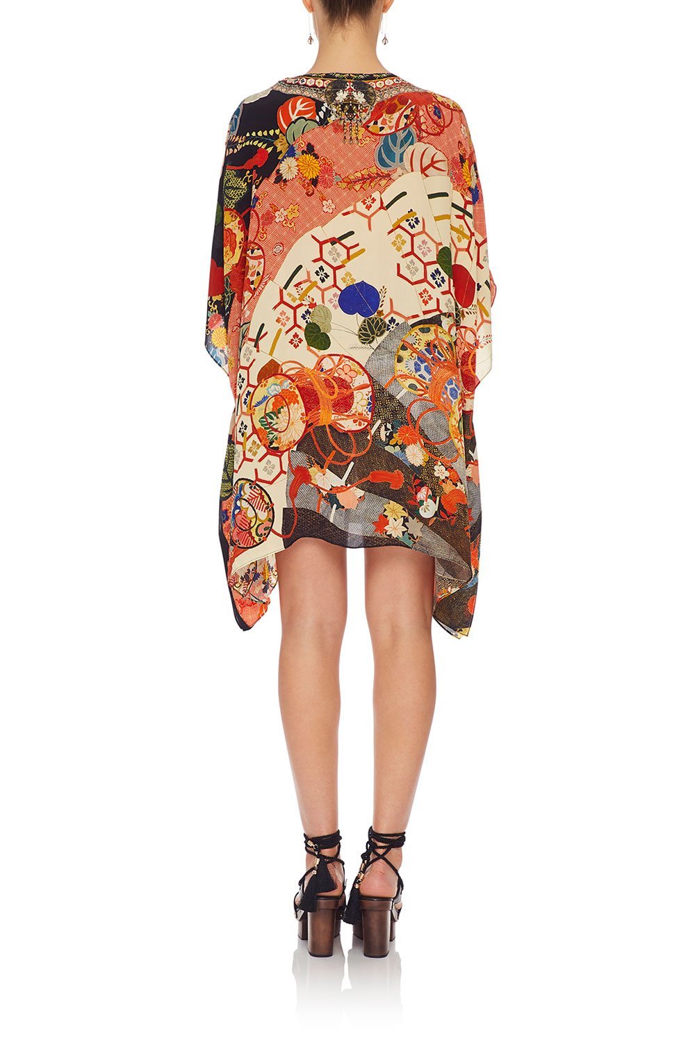 SHORT LACE UP KAFTAN KISSING THE SUN