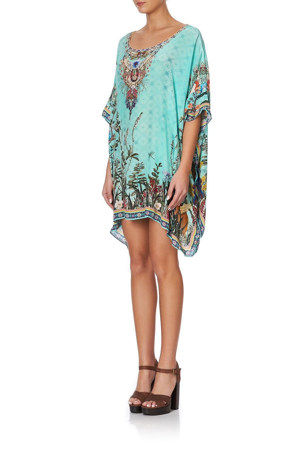 SHORT ROUND NECK KAFTAN MILLAS BACKYARD