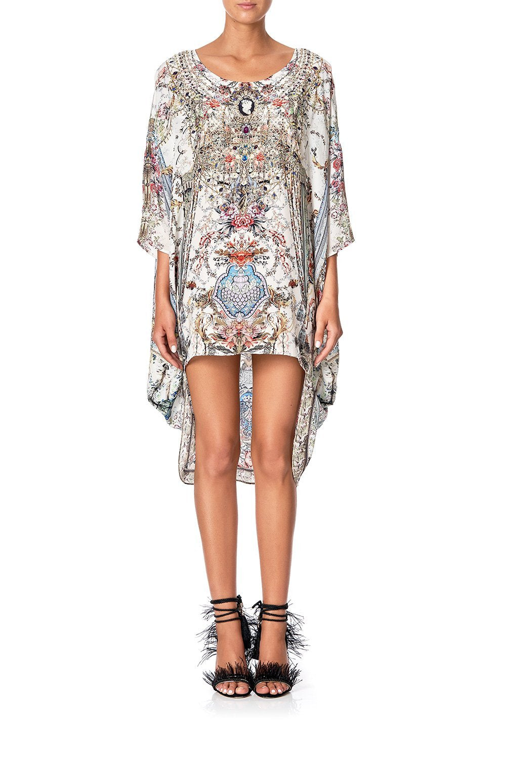 SCOOP BACK HEM DRESS SOUTHERN BELLE