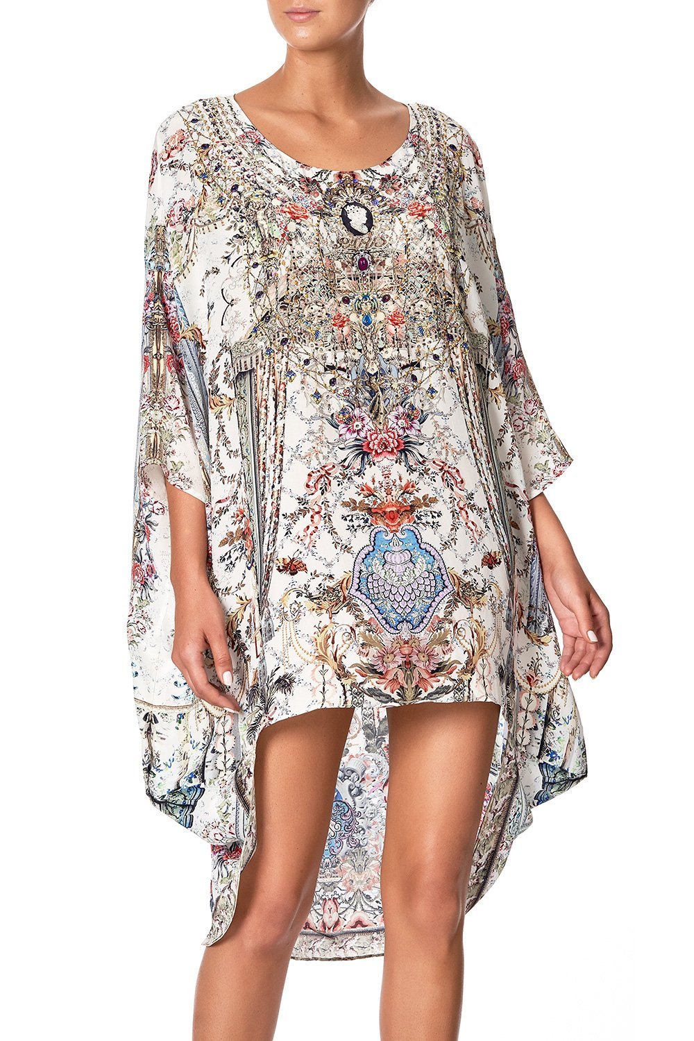 SCOOP BACK HEM DRESS SOUTHERN BELLE