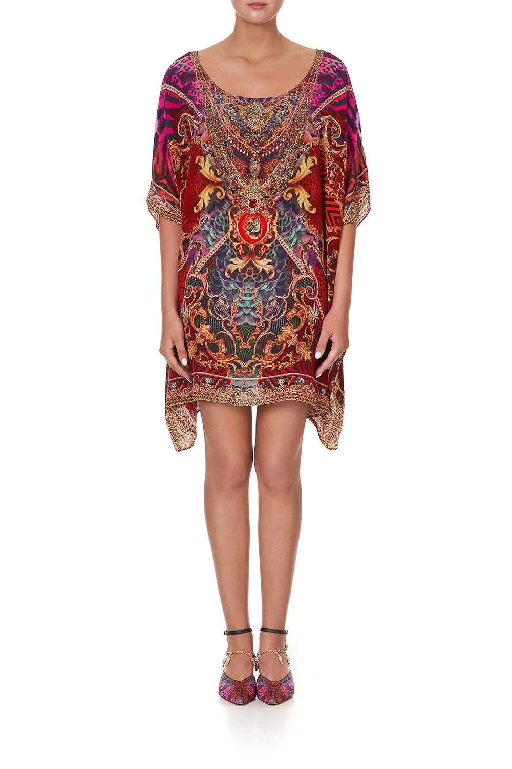 SHORT ROUND NECK KAFTAN SLAVE TO THE RHYTHM