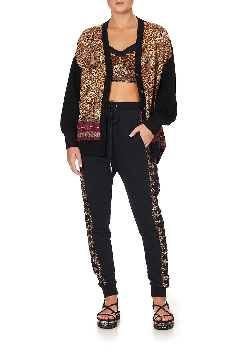 SILK FRONT CARDI LADY LODGE