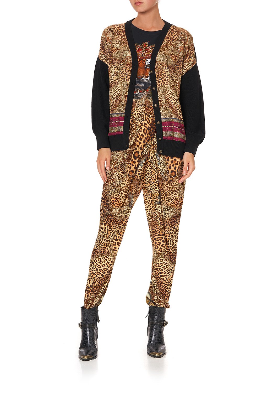 SILK FRONT CARDI LADY LODGE