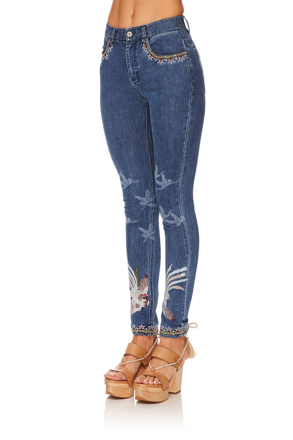 CAMILLA FOR THE FANS SKINNY LEG JEAN