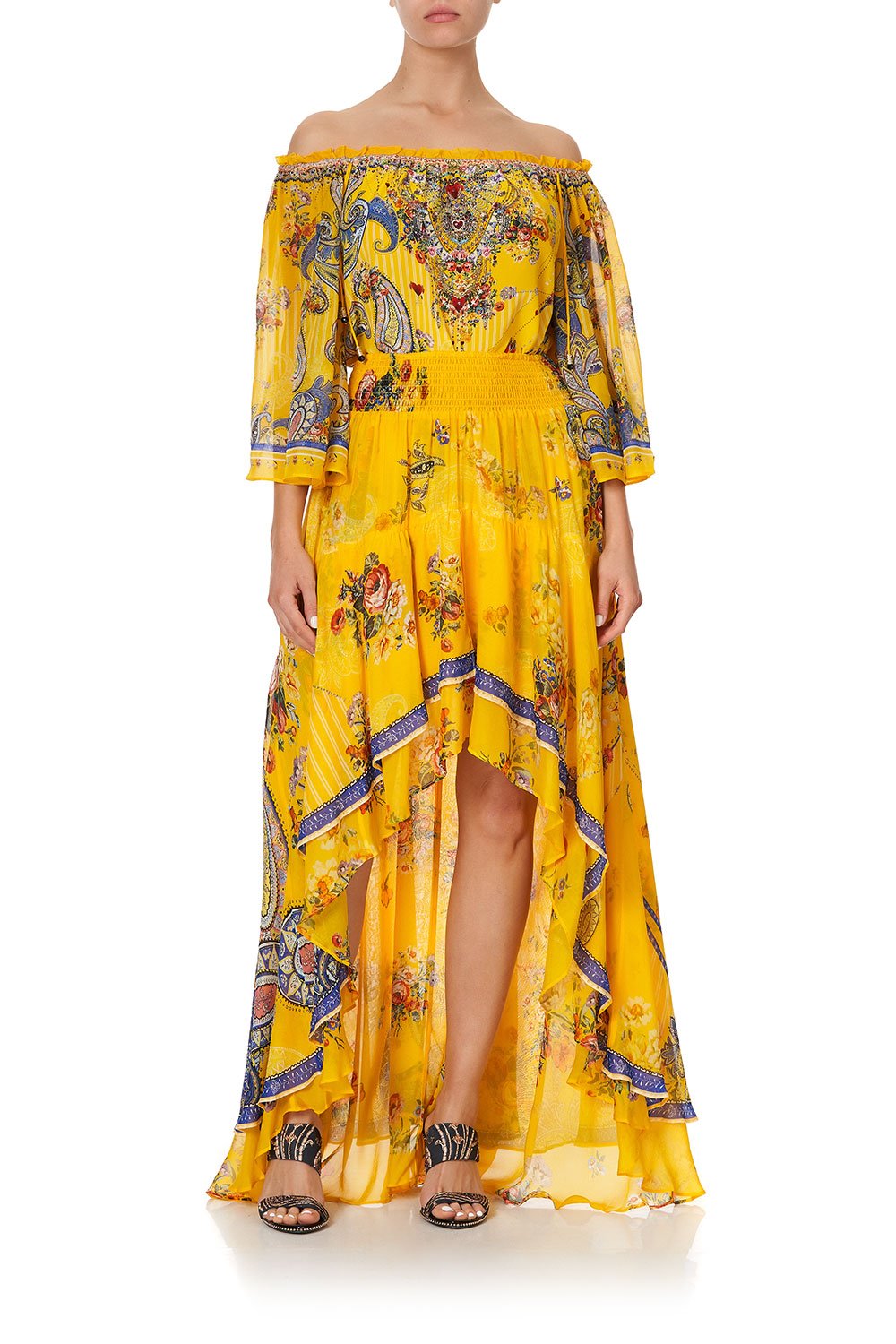 SKIRT WITH DOUBLE LAYER HEM OWN MUSE