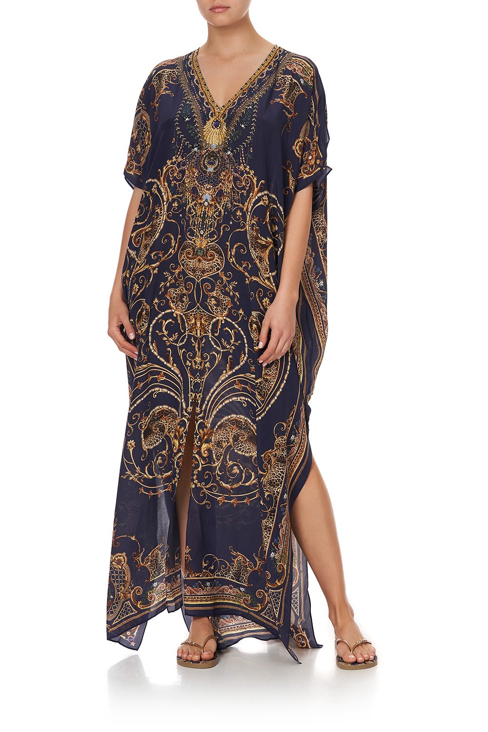 SLIM FIT KAFTAN WITH SPLIT SEVEN DAY WEEKEND