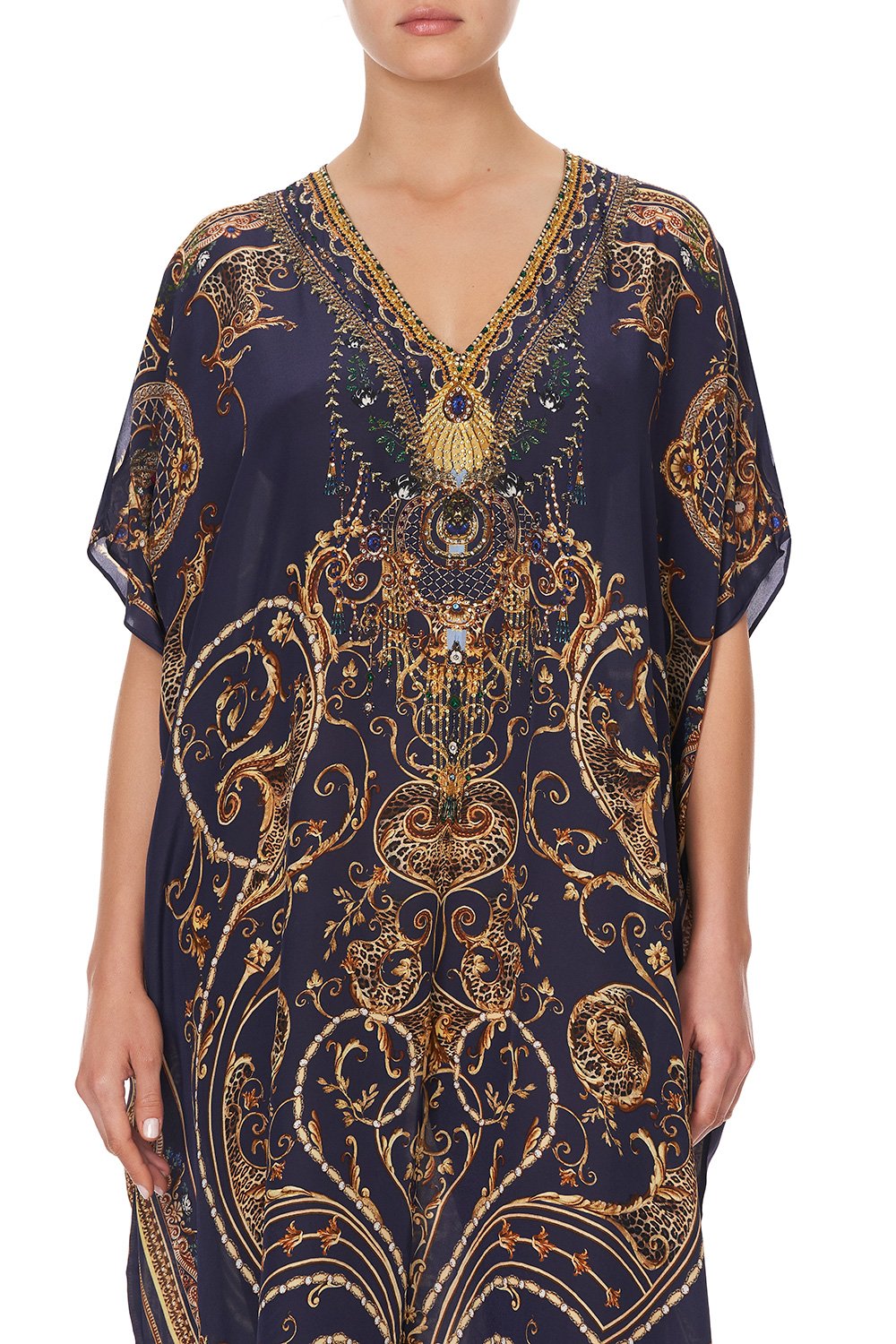 SLIM FIT KAFTAN WITH SPLIT SEVEN DAY WEEKEND