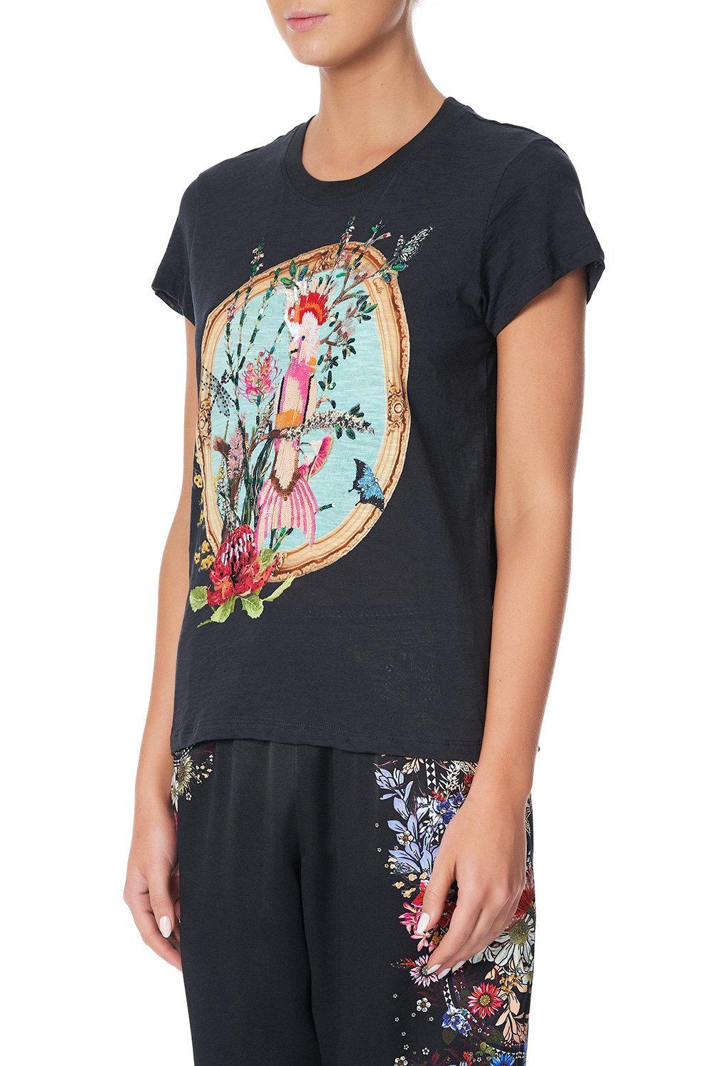 SLIM FIT  ROUND NECK T-SHIRT MS MATILDA