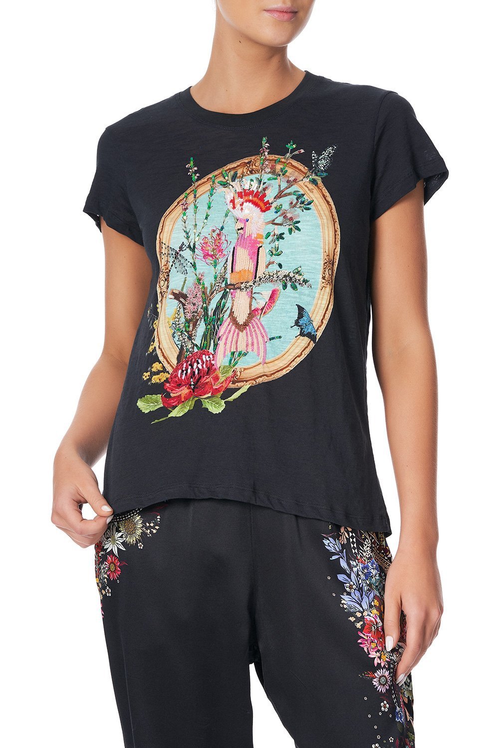 SLIM FIT  ROUND NECK T-SHIRT MS MATILDA