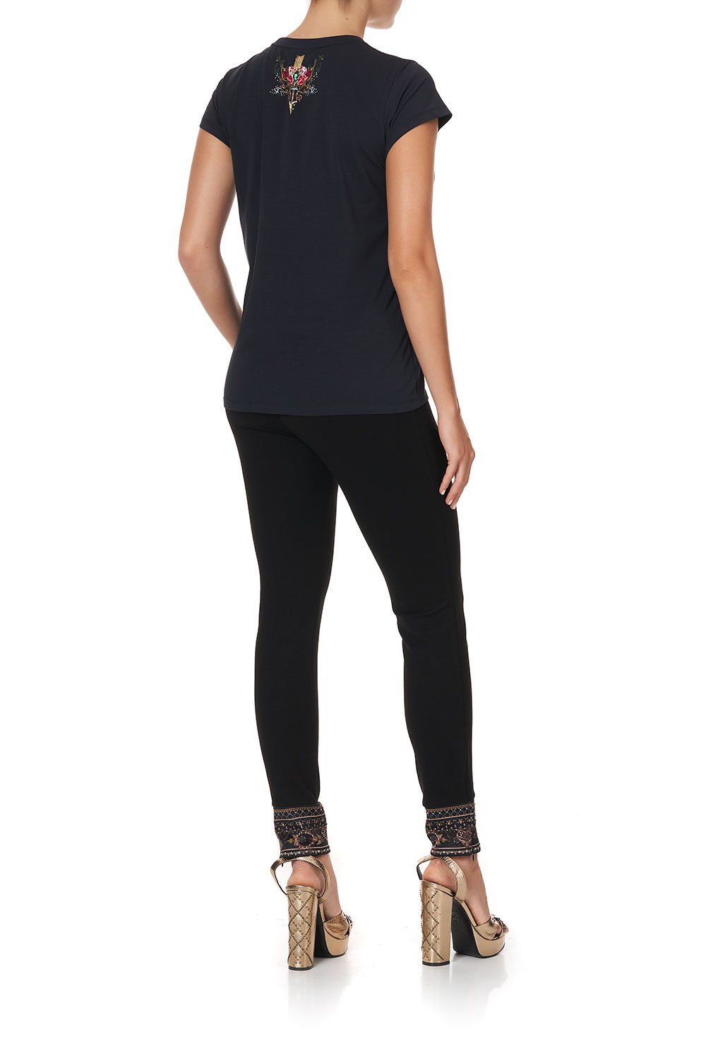 SLIM FIT ROUND NECK TSHIRT MIRROR MIRROR