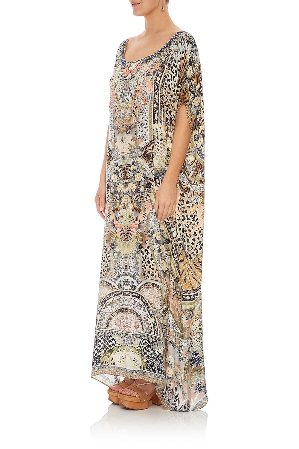 CAMILLA SLIM ROUND NECK KAFTAN MOTO MAIKO