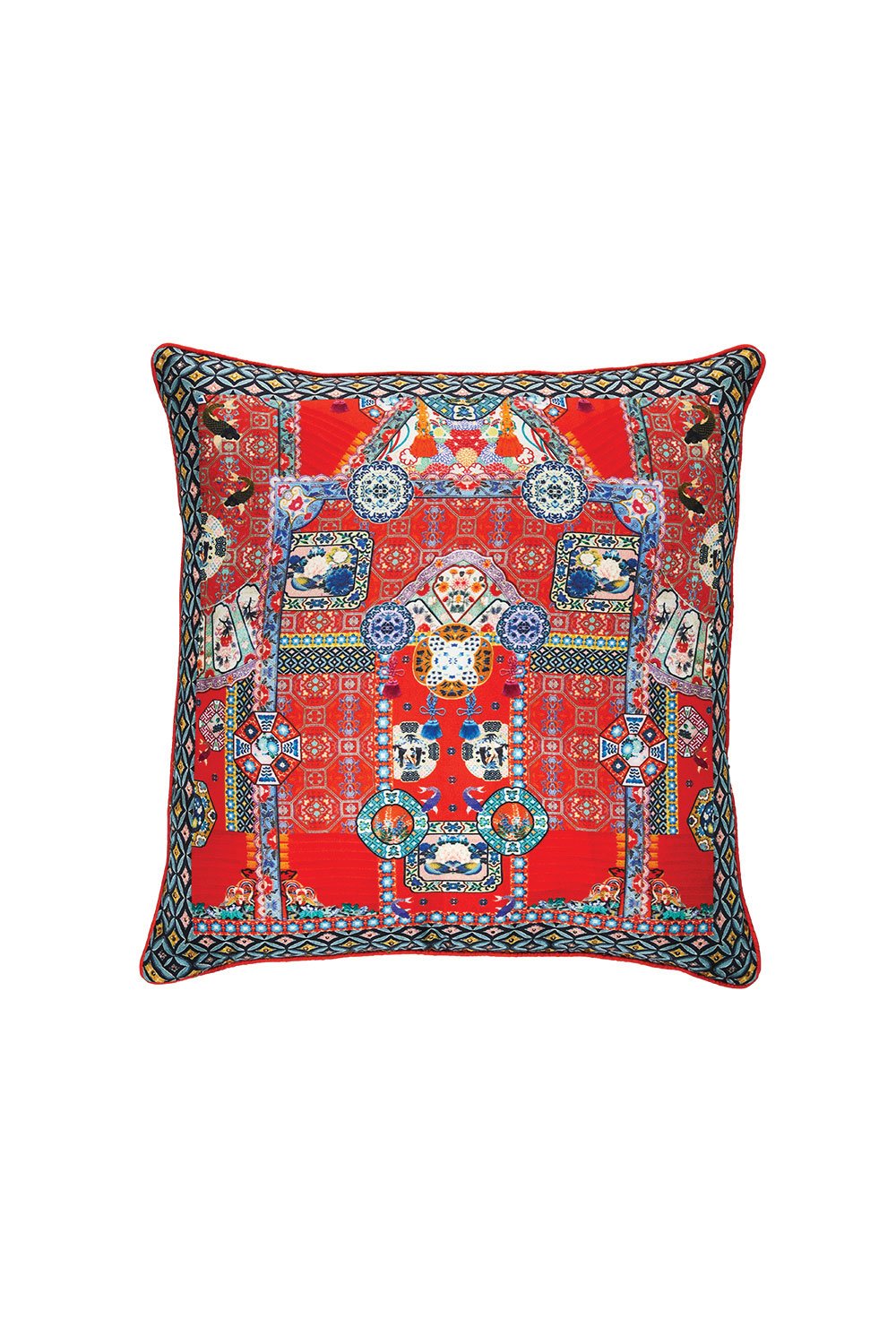 CAMILLA FOUND IN TRANSLATION SMALL SQUARE CUSHION