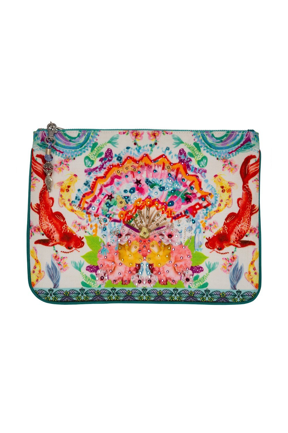 CAMILLA DRAGON DIVINITY SMALL CANVAS CLUTCH