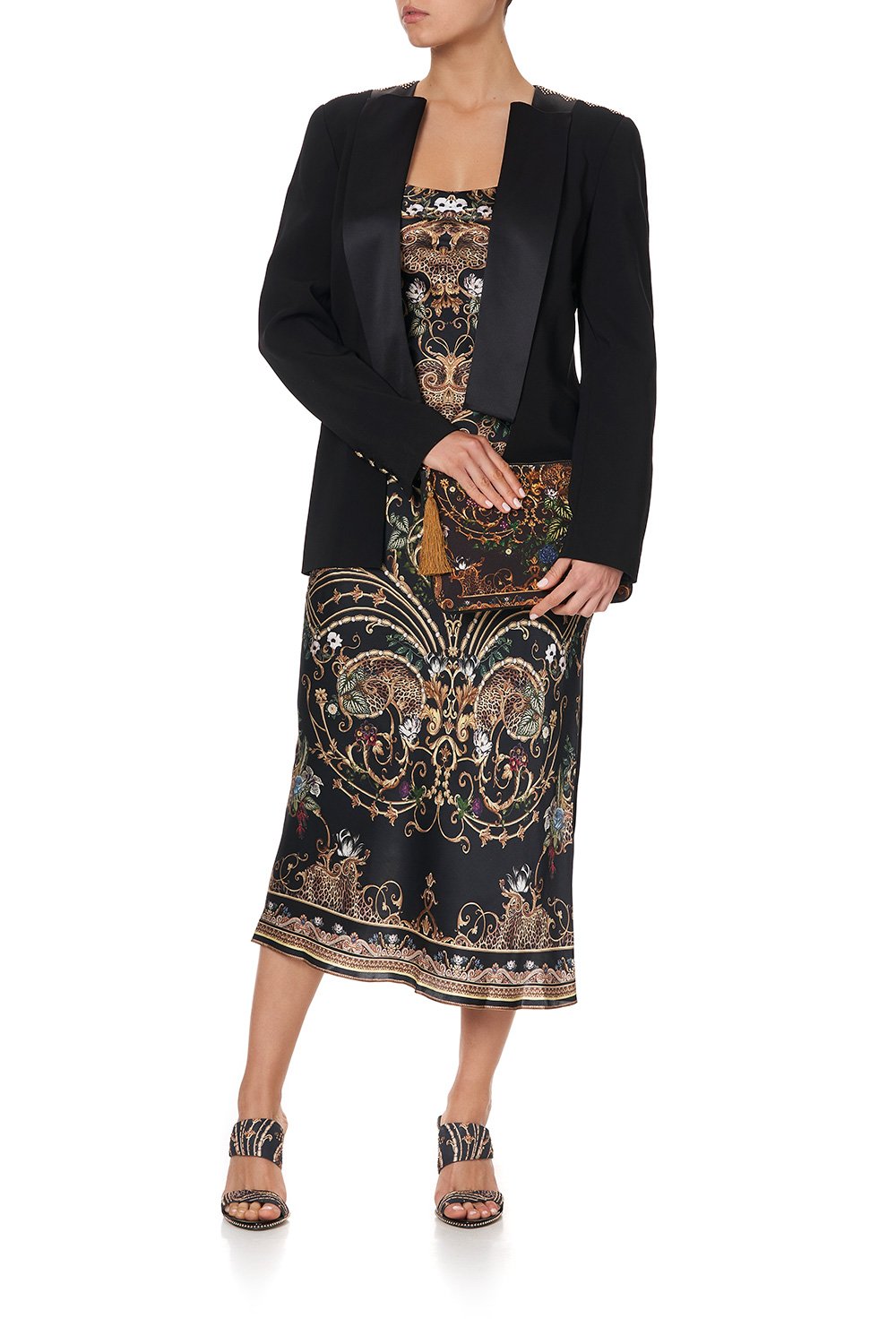 SMALL CANVAS CLUTCH STUDIO 54